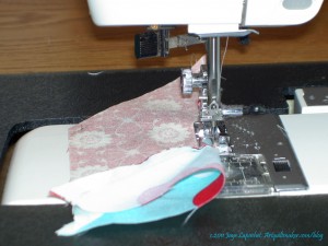 Sew from Top to Middle