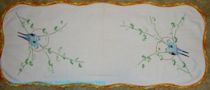 Parakeet Embroidery