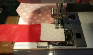Sew patch 1 to 6