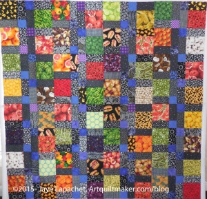 Food Quilt #2 top without borders