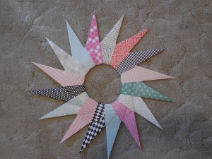 Origami Paper Wreath