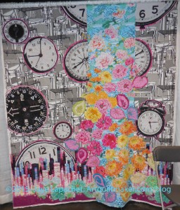 Crazy Time (The Clocks Quilt) quilt by Alethea Ballard of Walnut Creek, California