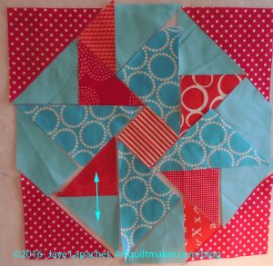 Partial Seams: Sew Triangles Together