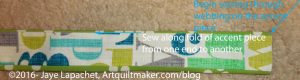 Handles tutorial - densely sew long way