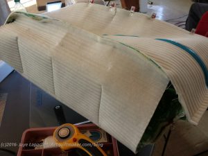 Sewing Cargo Duffle Exterior Together