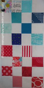 Red and turquoise donation blocks - October 2016