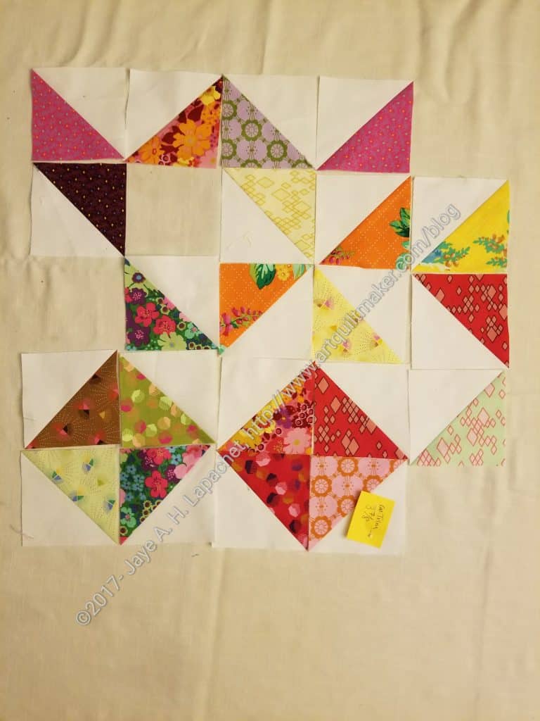 Pinwheels and squares