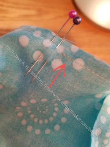 Backstitch at beginning and end