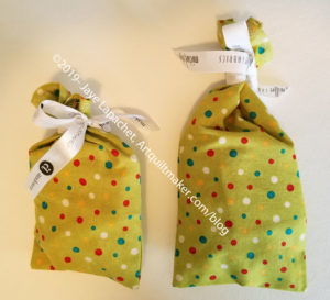 Two Green Gift Bags